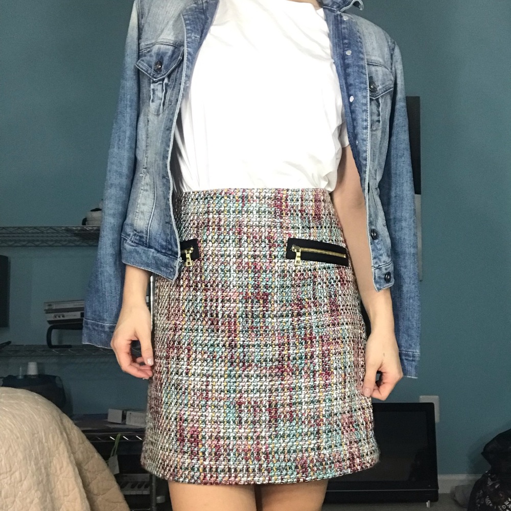 Loft Tweed Skirt